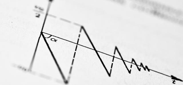 A graph showing a decreasing series of peaks. by Bozhin Karaivanov courtesy of Unsplash.